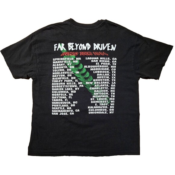 VTG Pantera 1994 Tour Shirt Far Beyond Driven Black XL Single Stitch READ NOTES - Picture 2 of 14